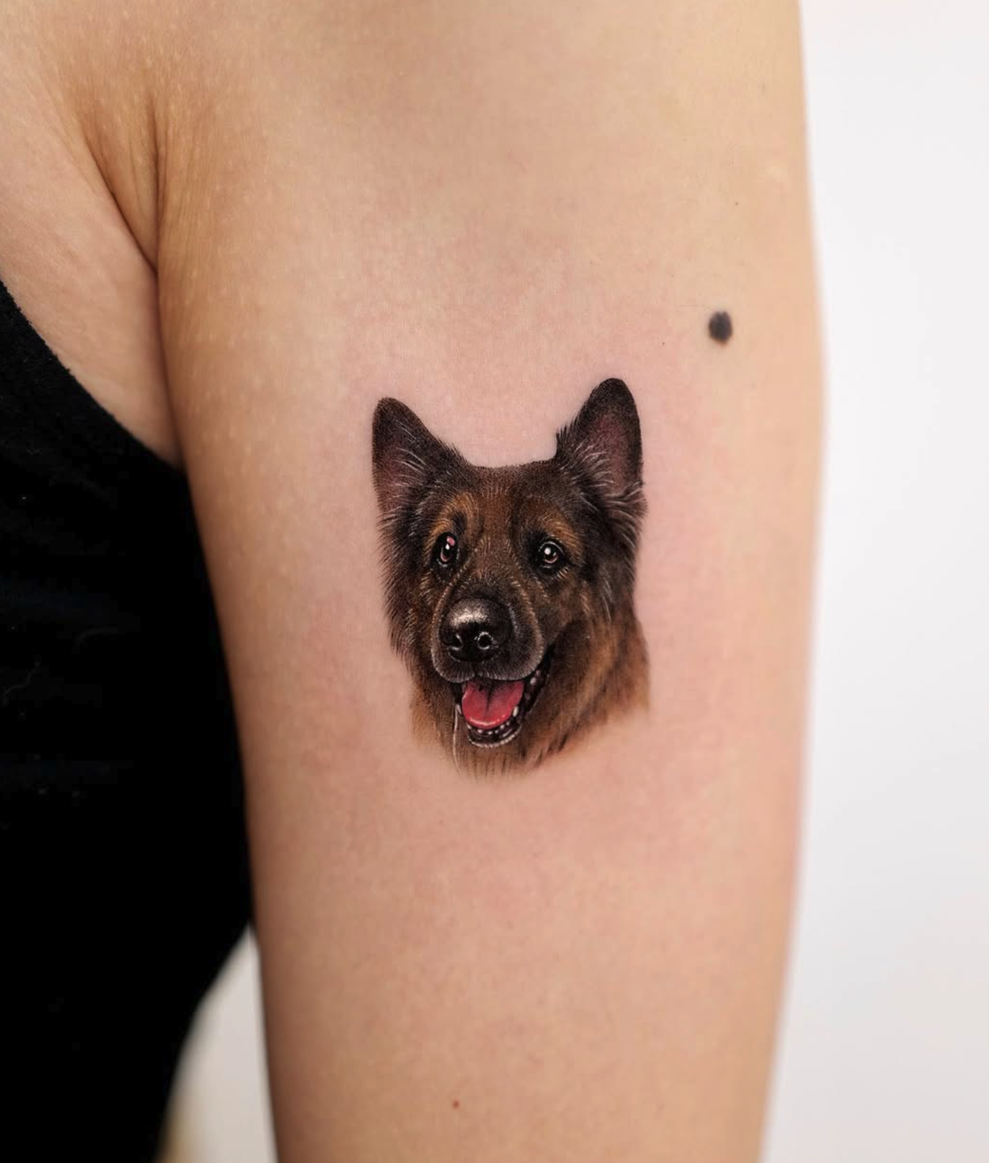 Realistic German Shepherd Portrait