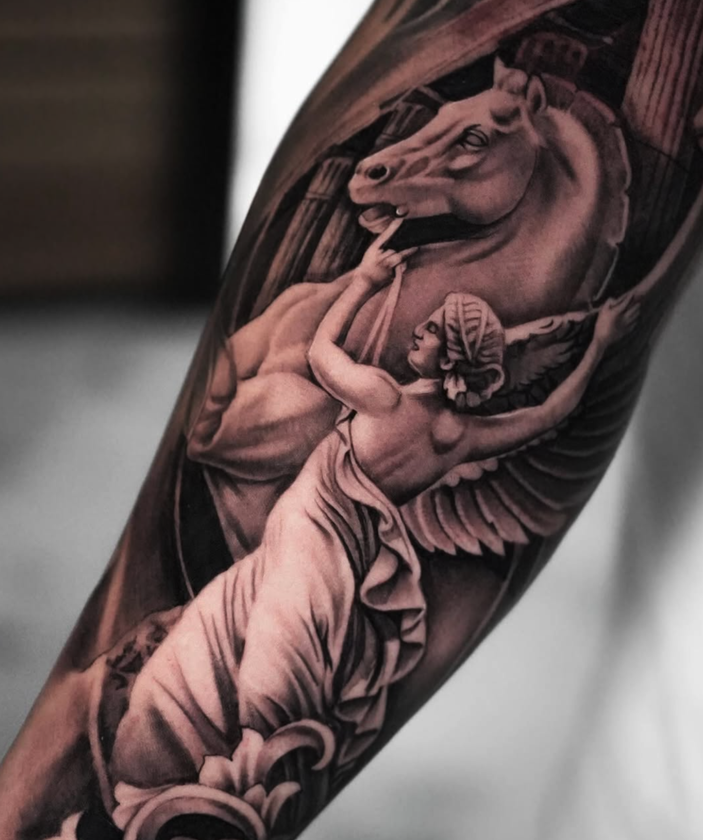 Angel and Horse Reverie