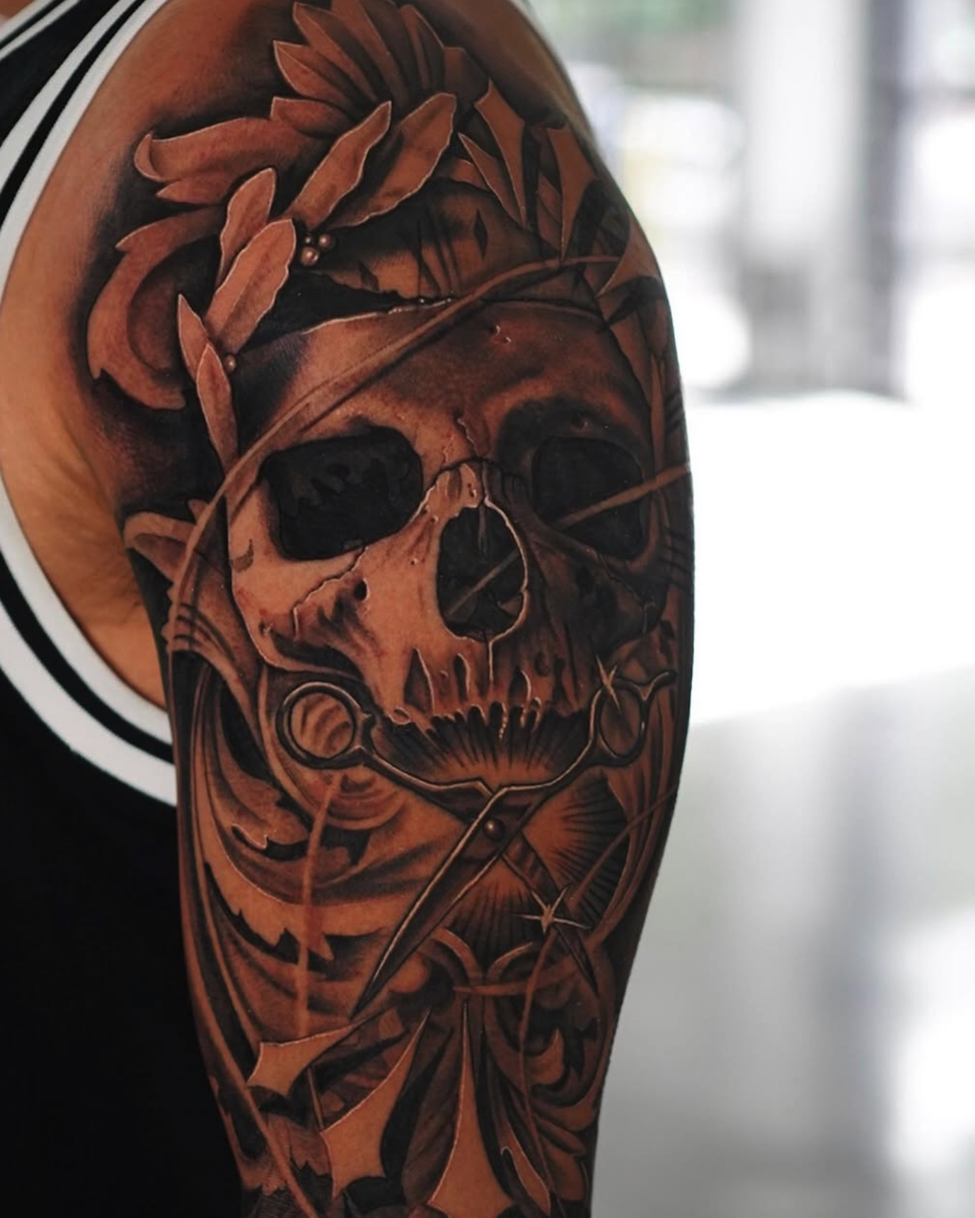 Skull and Shears Emblem