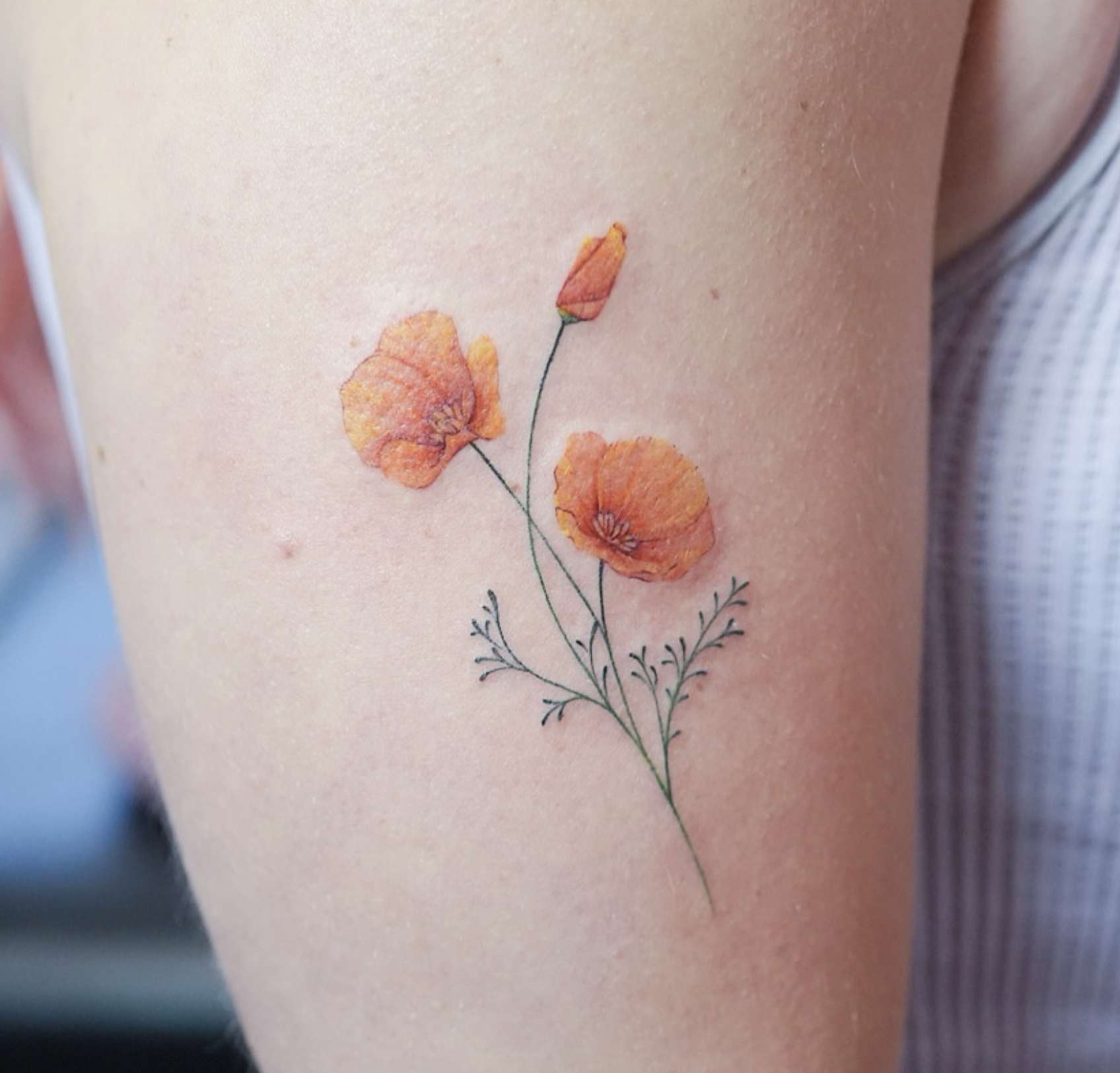 Delicate Poppy Arrangement