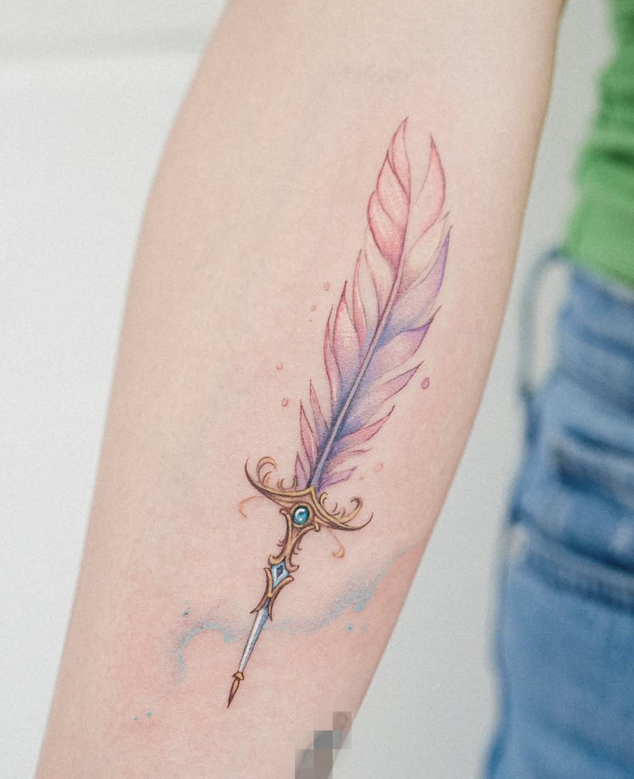 Elegant Feather and Quill