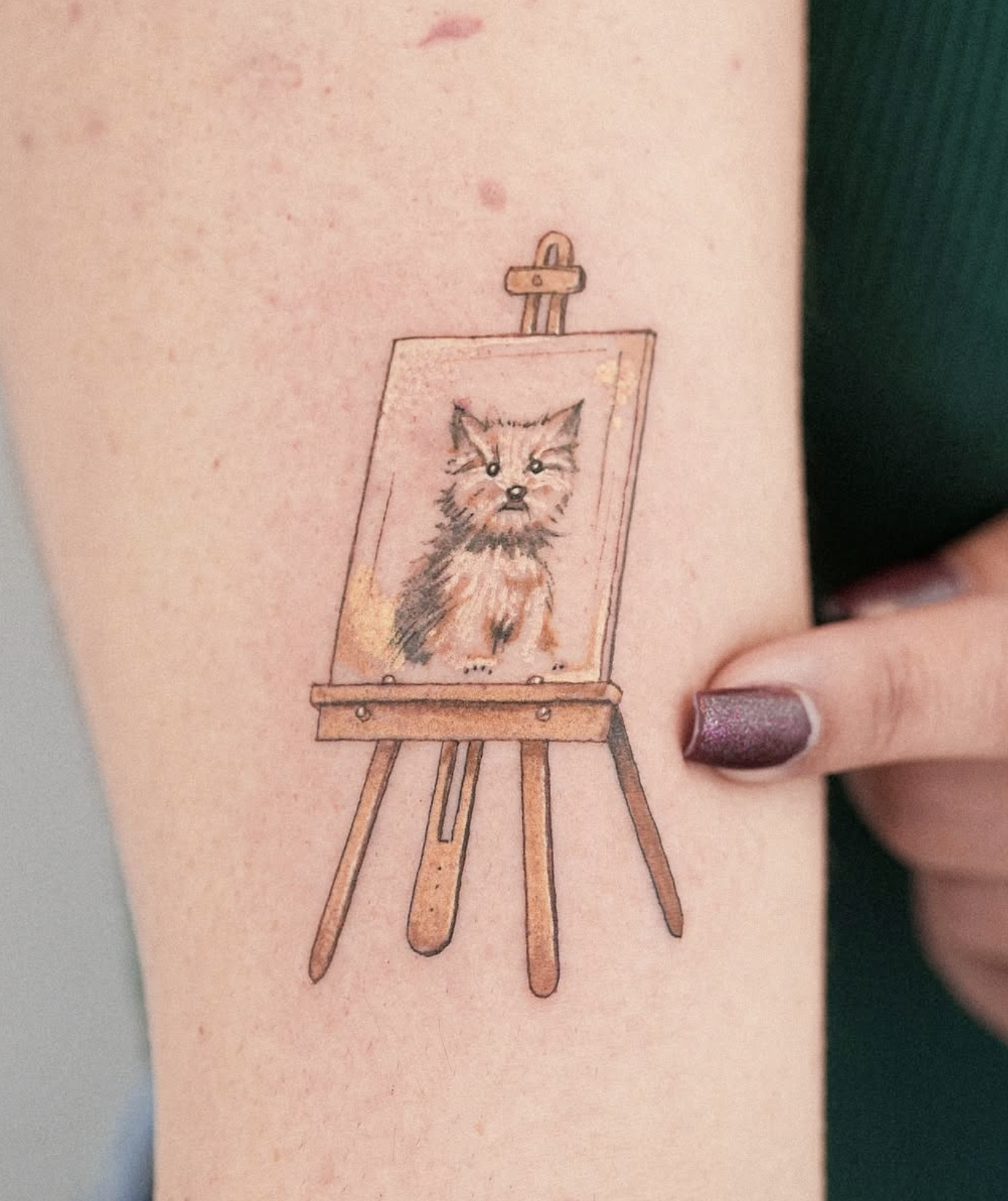 Cute Canine on Canvas