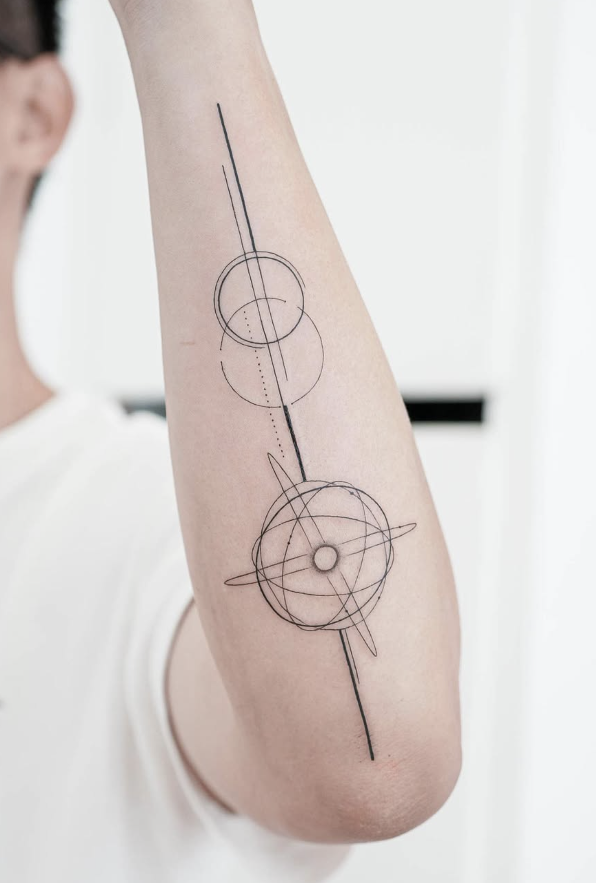 geometric style tattoo by Niko