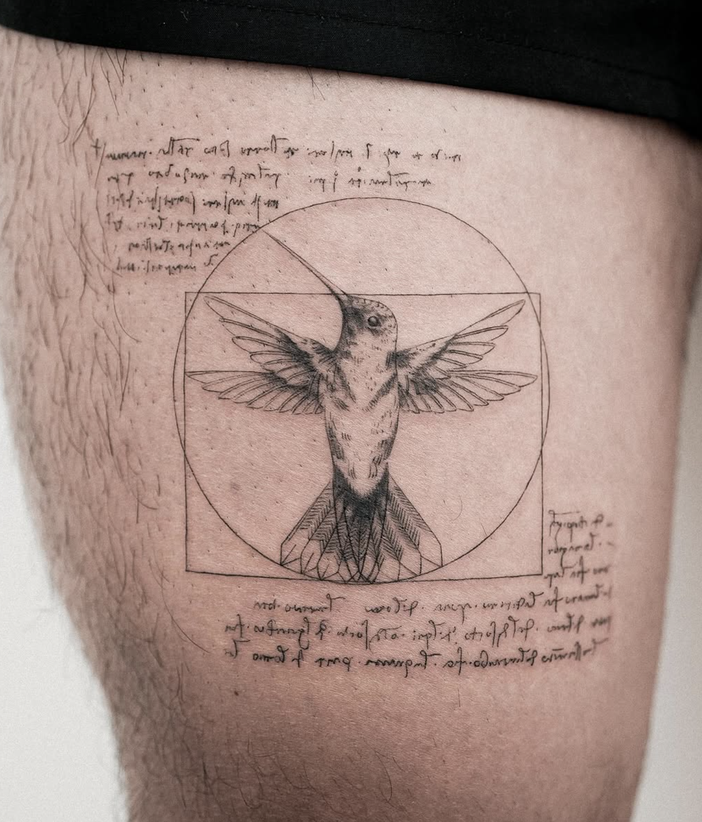 geometric style tattoo by Niko